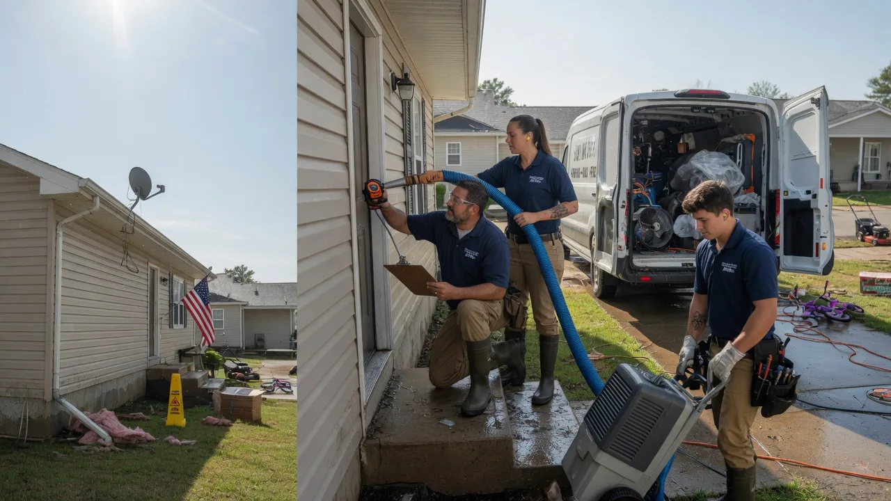 Ceiling Water Damage Restoration in Ridgeway, WI near me